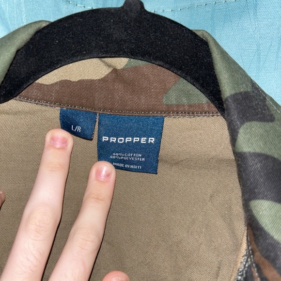 mens large cargo green camo jacket - Picture 5 of 5